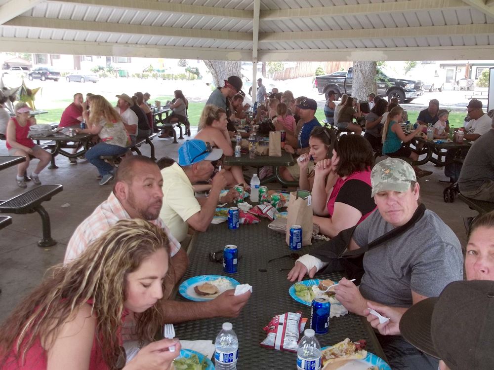 dinner in the park